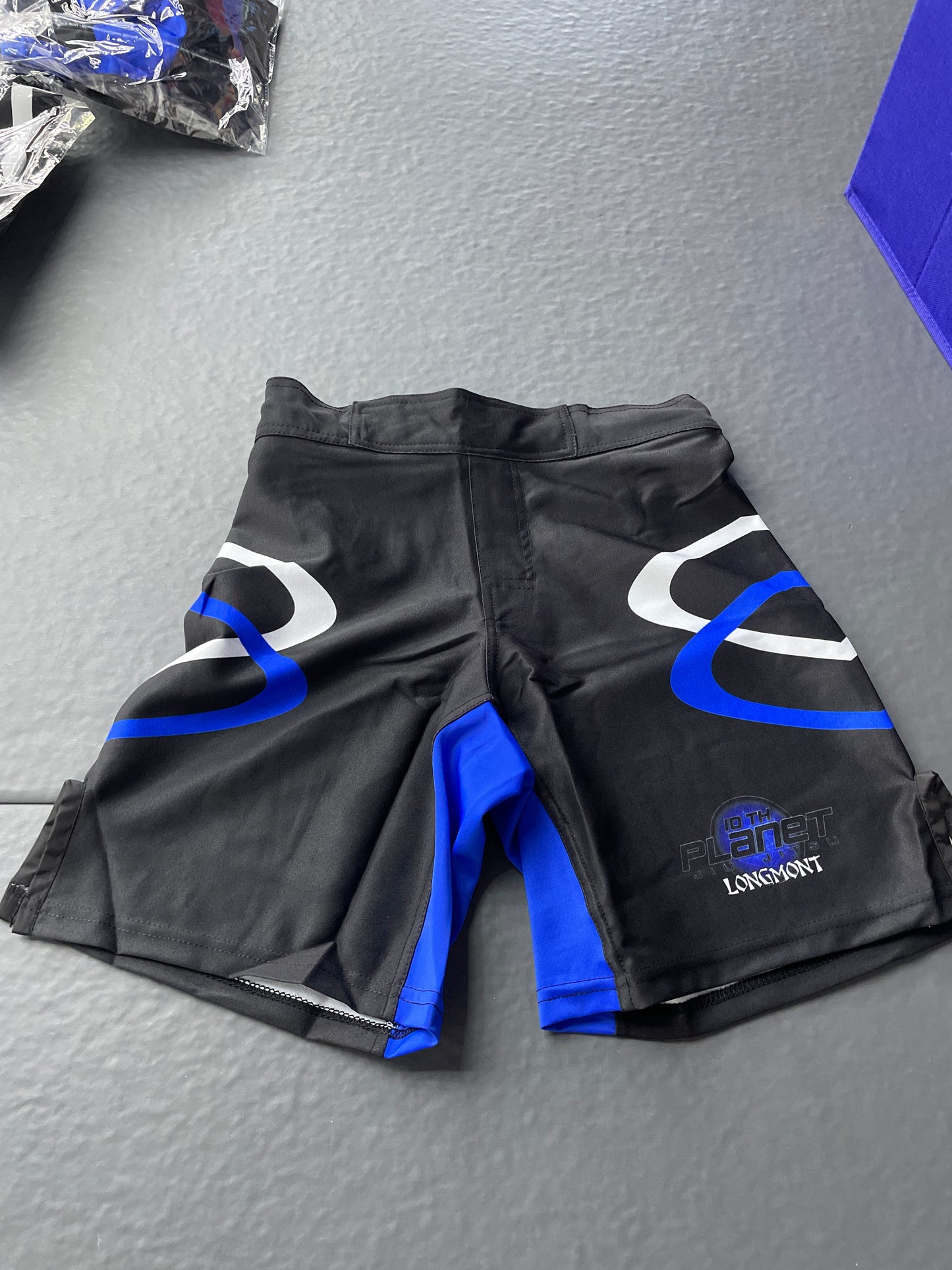 Black and Blue Shorts New