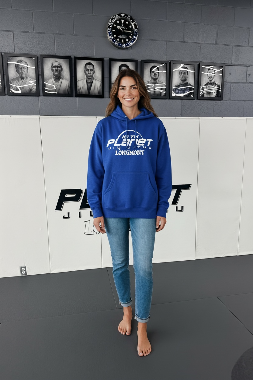 Blue OG Circle Logo Heavyweight Hoodie