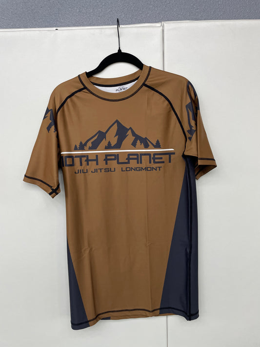 Brown Belt Shortsleeve Rashguard