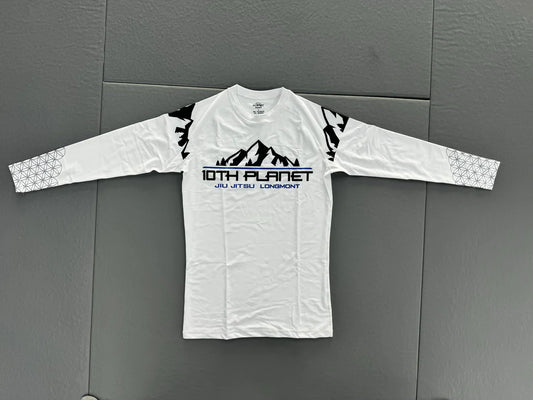 White Longsleeve Rashguard