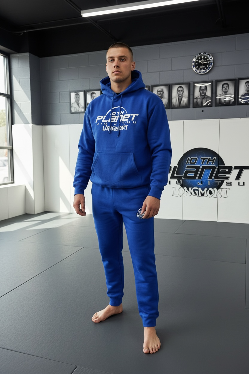 Blue OG Circle Logo Heavyweight Hoodie